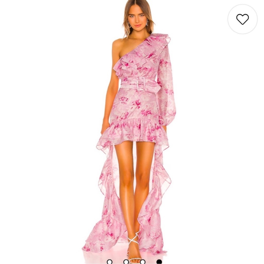 Revolve Atoir Whirlwind pink peony dress
